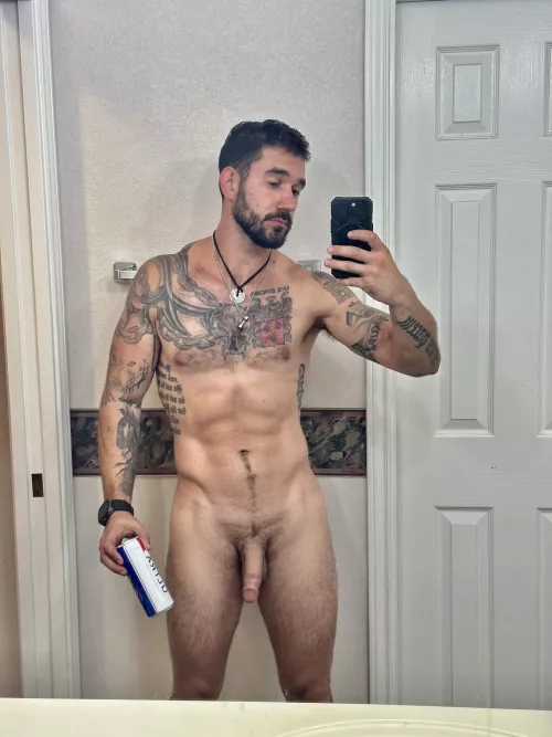 [32] Not my choice of drink but Free beer is always good beer, how about you deep throat me while I chug this..