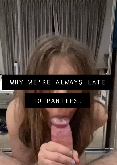 Anybody else get distracted when getting ready for an occasion?