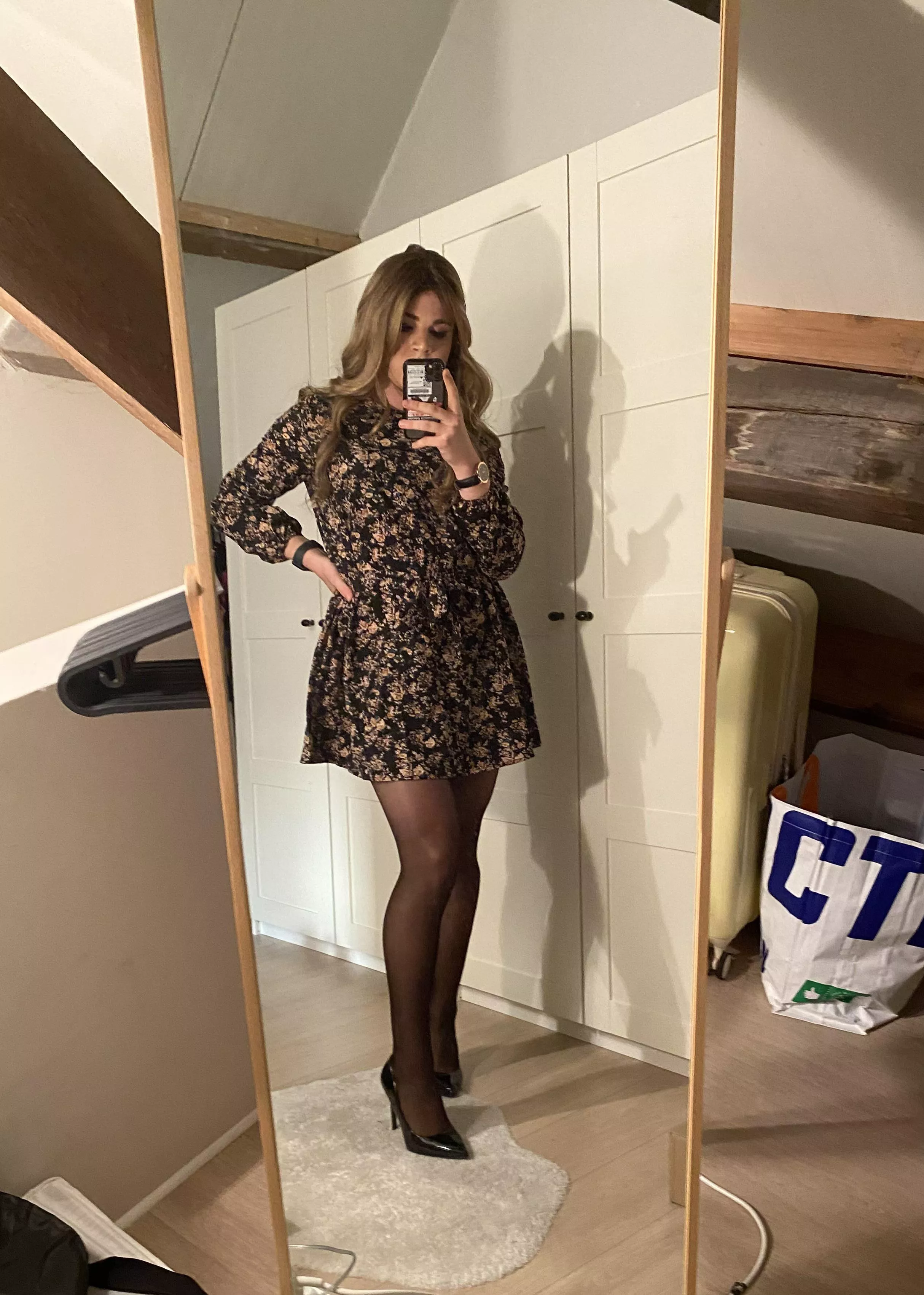 Did go outside yesterday in this cute dress, do you like it?