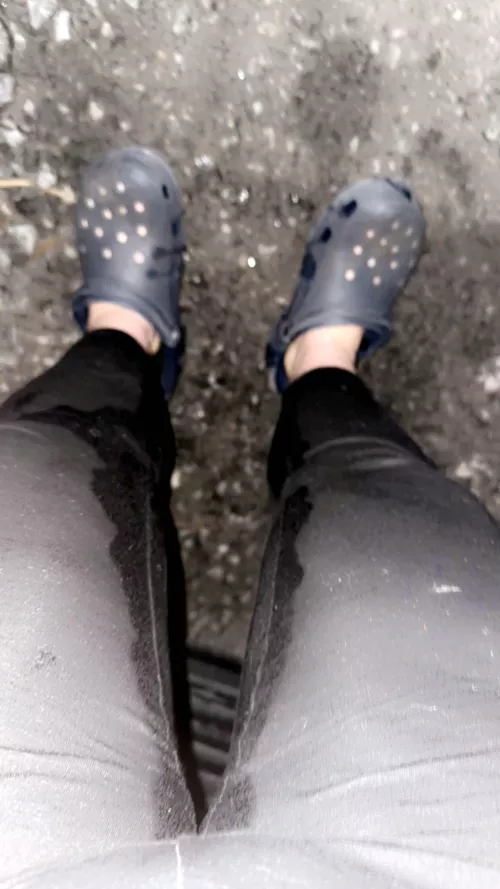 Did I do a good job wetting myself?