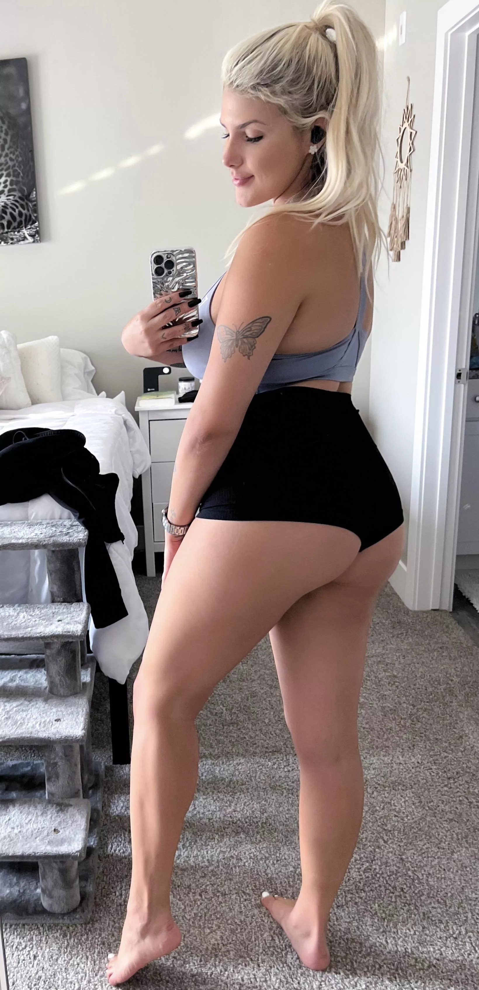 Fit check after showering