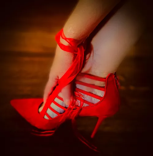 I can tie you down with these.