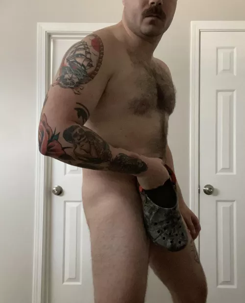 It’s Sunday, but you’re staring at a croc hiding a cock.