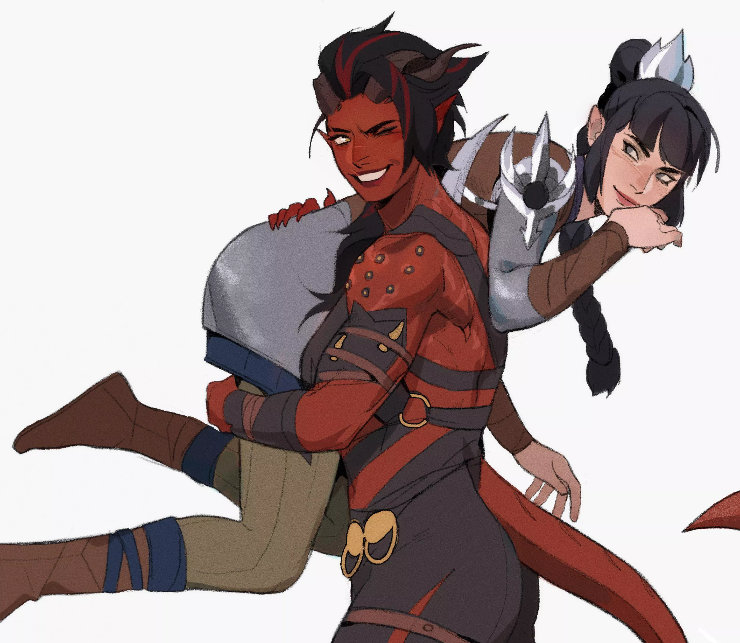 Karlach claims her goth girlfriend (Lara Jenn) [Baldur’s Gate 3]