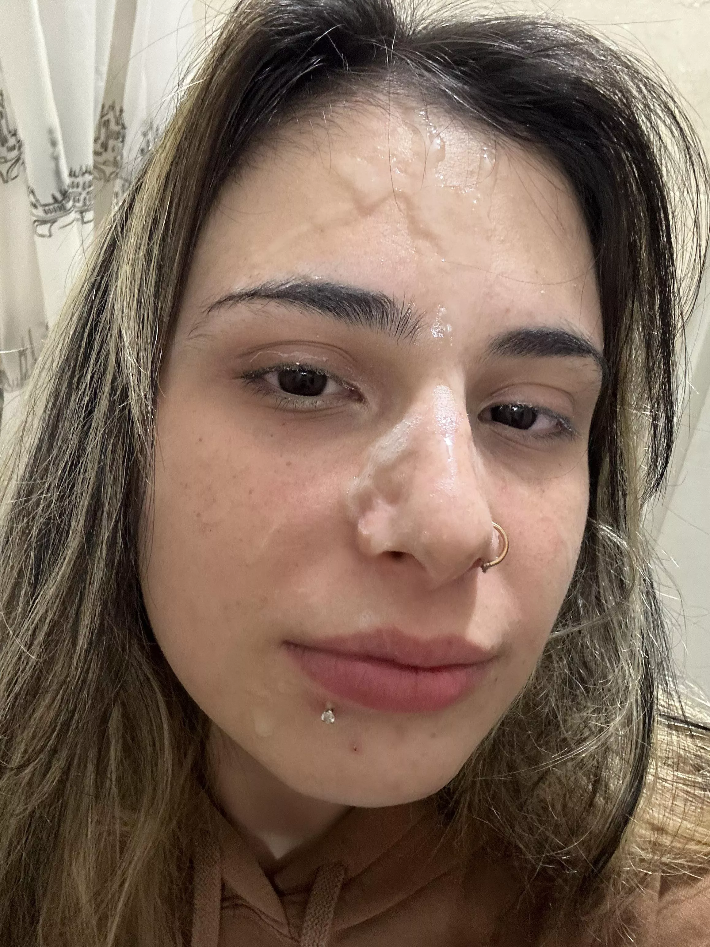 my face was full of cum yesterday and i only wanted someone to lick it off...