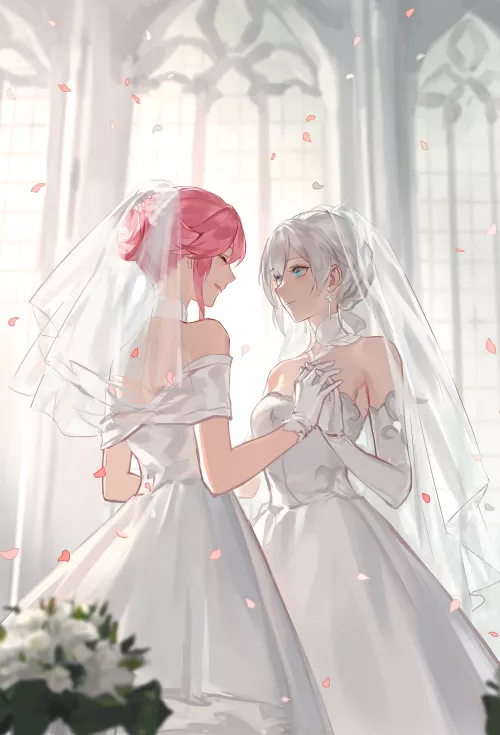 Sakura and Kallen Wedding! [Honkai Impact 3rd]