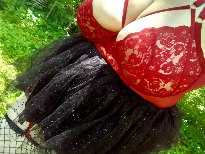 Starting to see a trend with these red clothes I own.