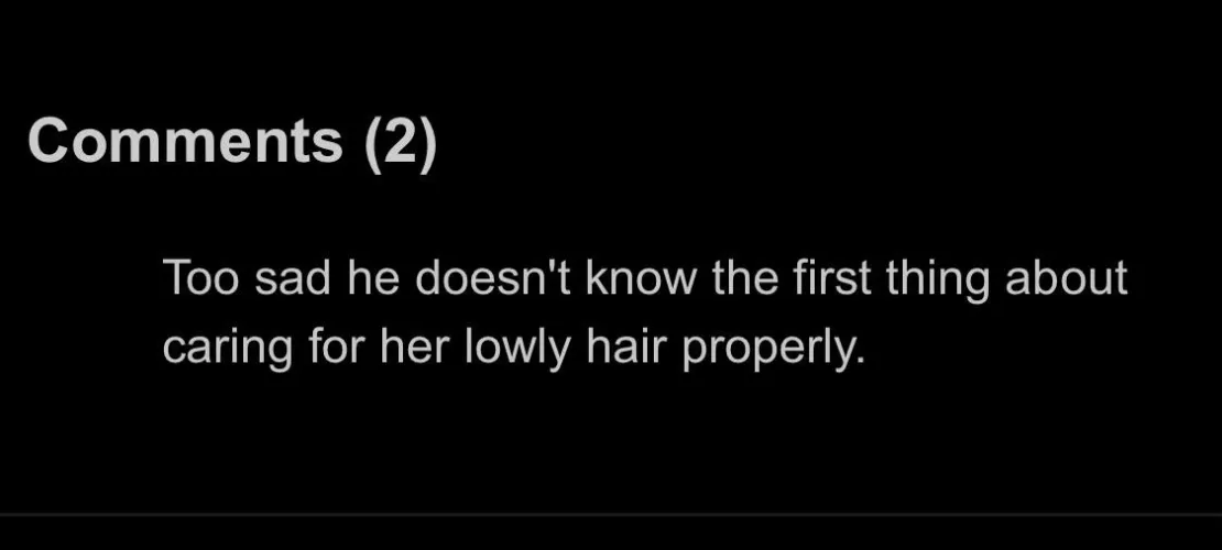 When he needs to up his haircare game