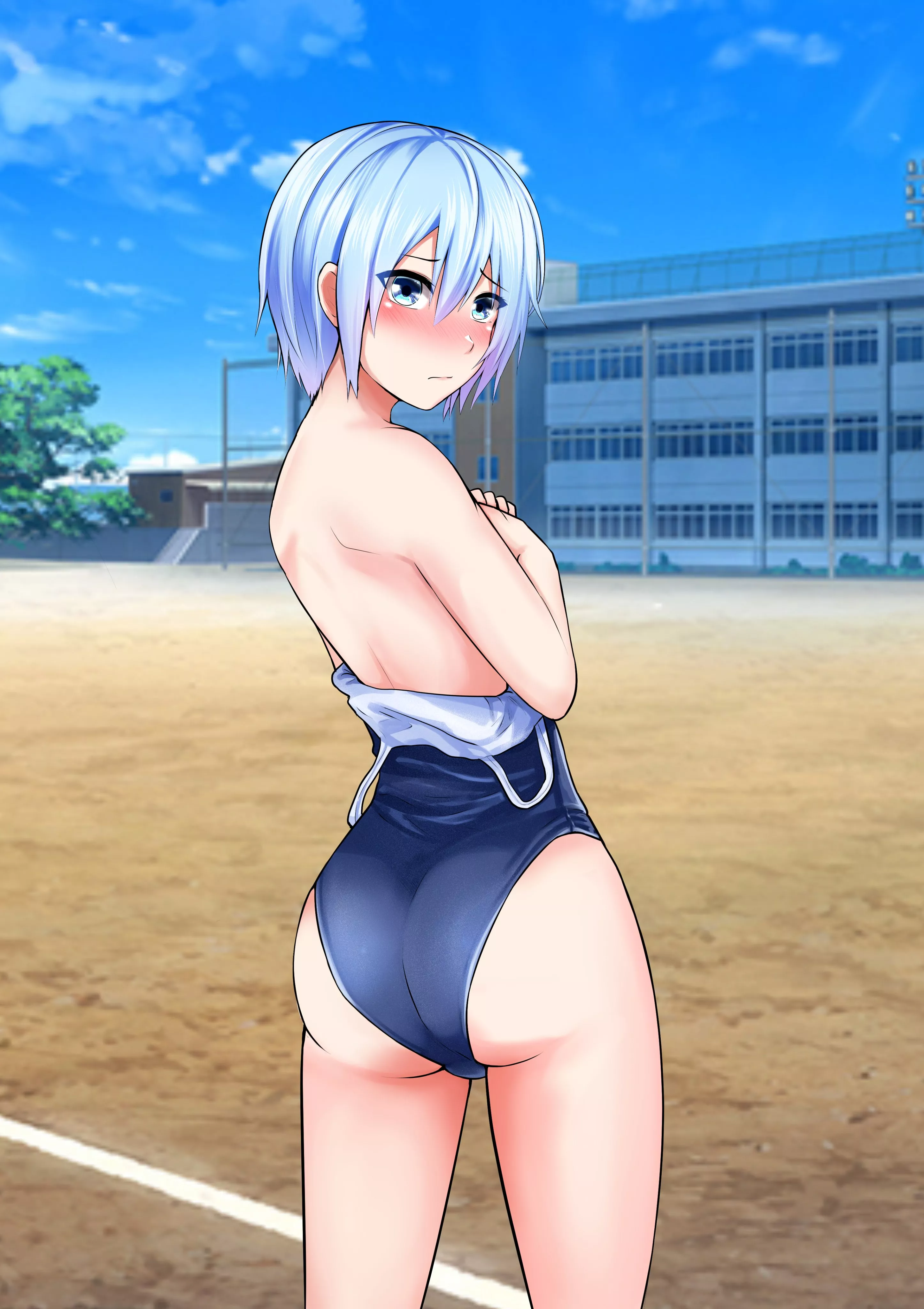 Why are you undressing here?