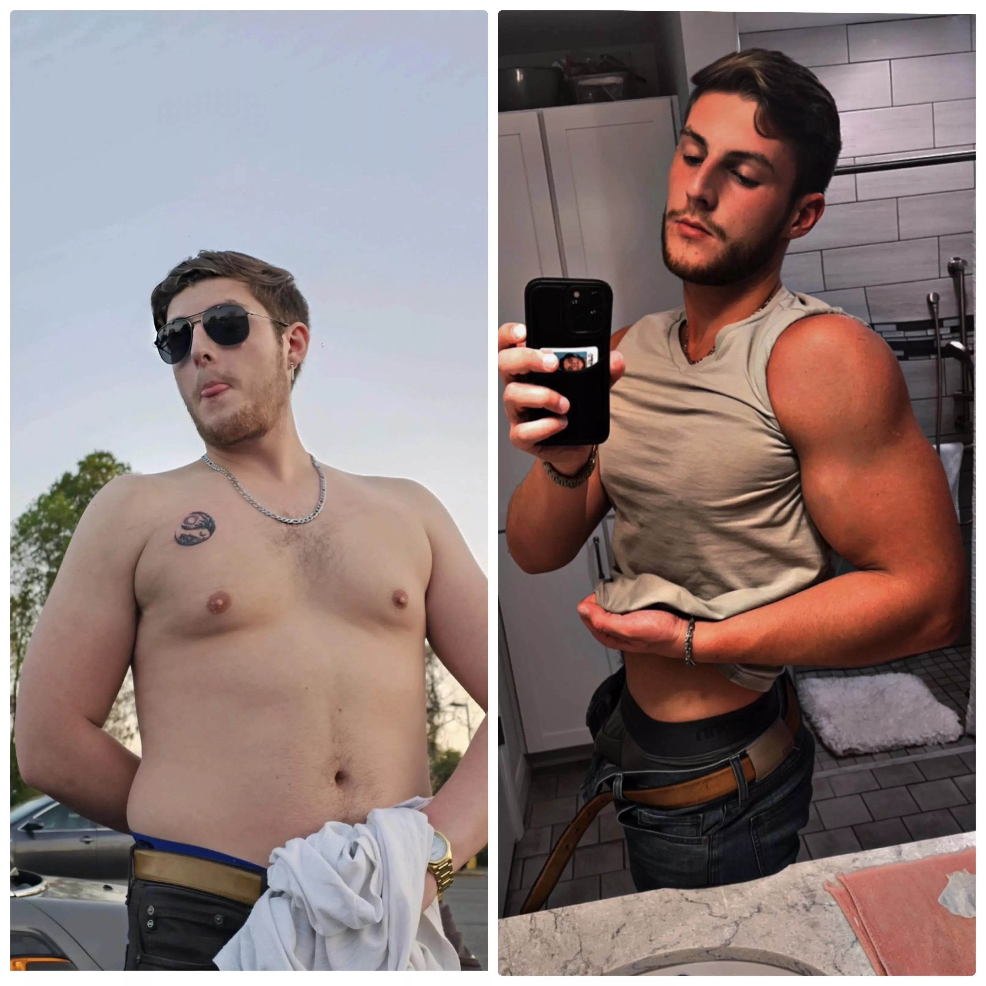 6 months to the day. Got my first tattoo and decided to be a better boyfriend. Worked on myself every day since! Cheers