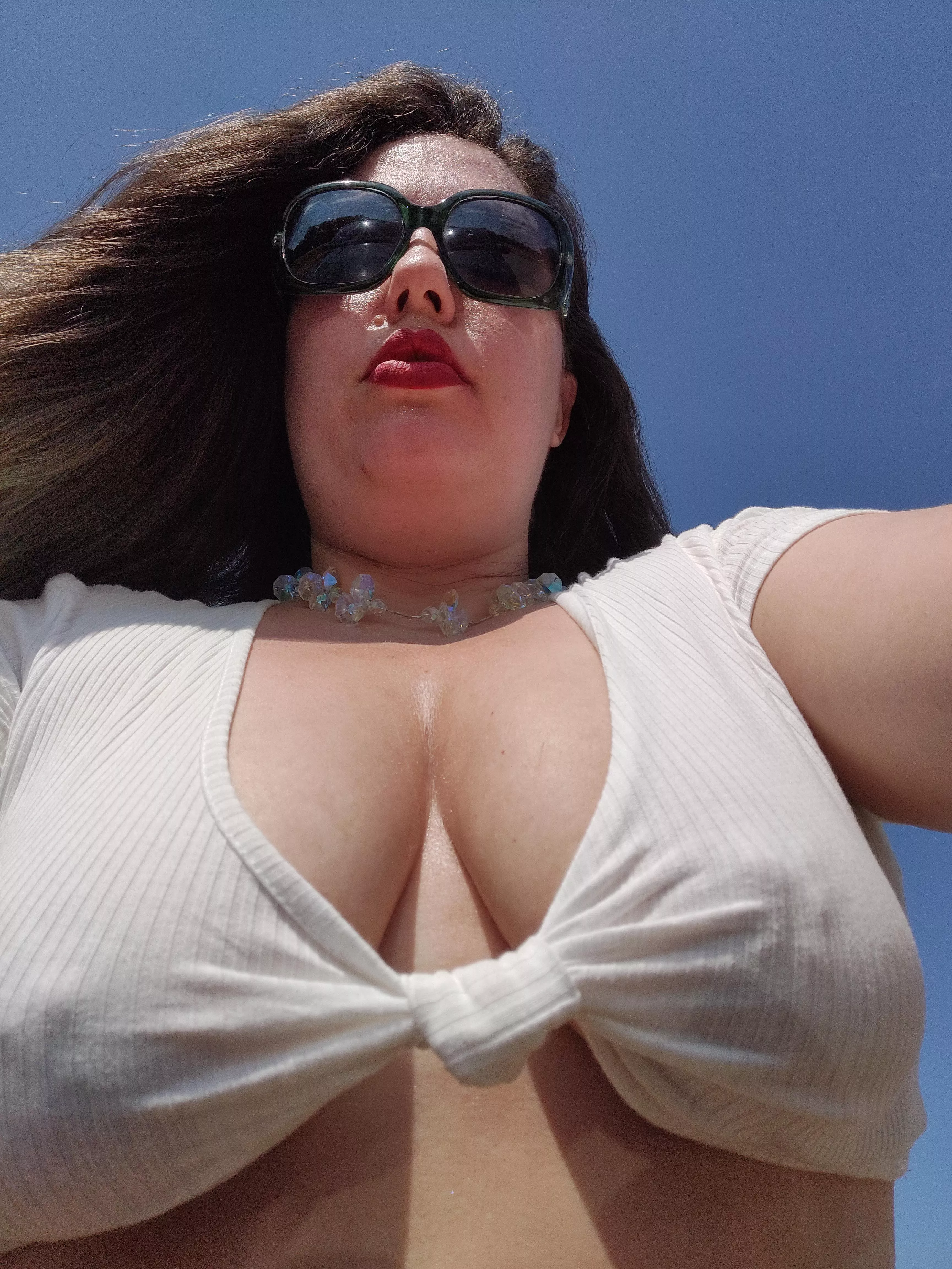 All up in your face!