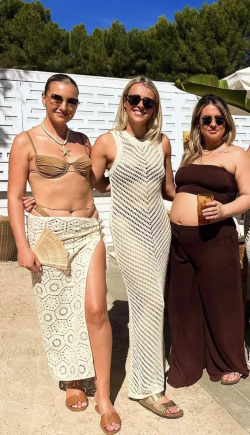 Brit babes in Ibiza
