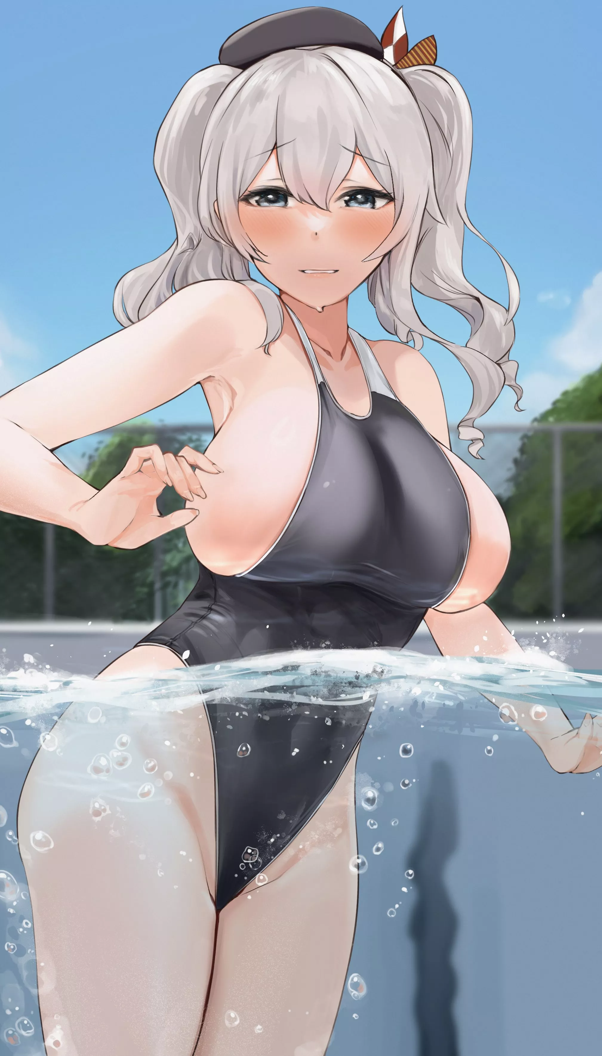 Competition Swimsuit Kashima (wasavi 8) [KanColle]