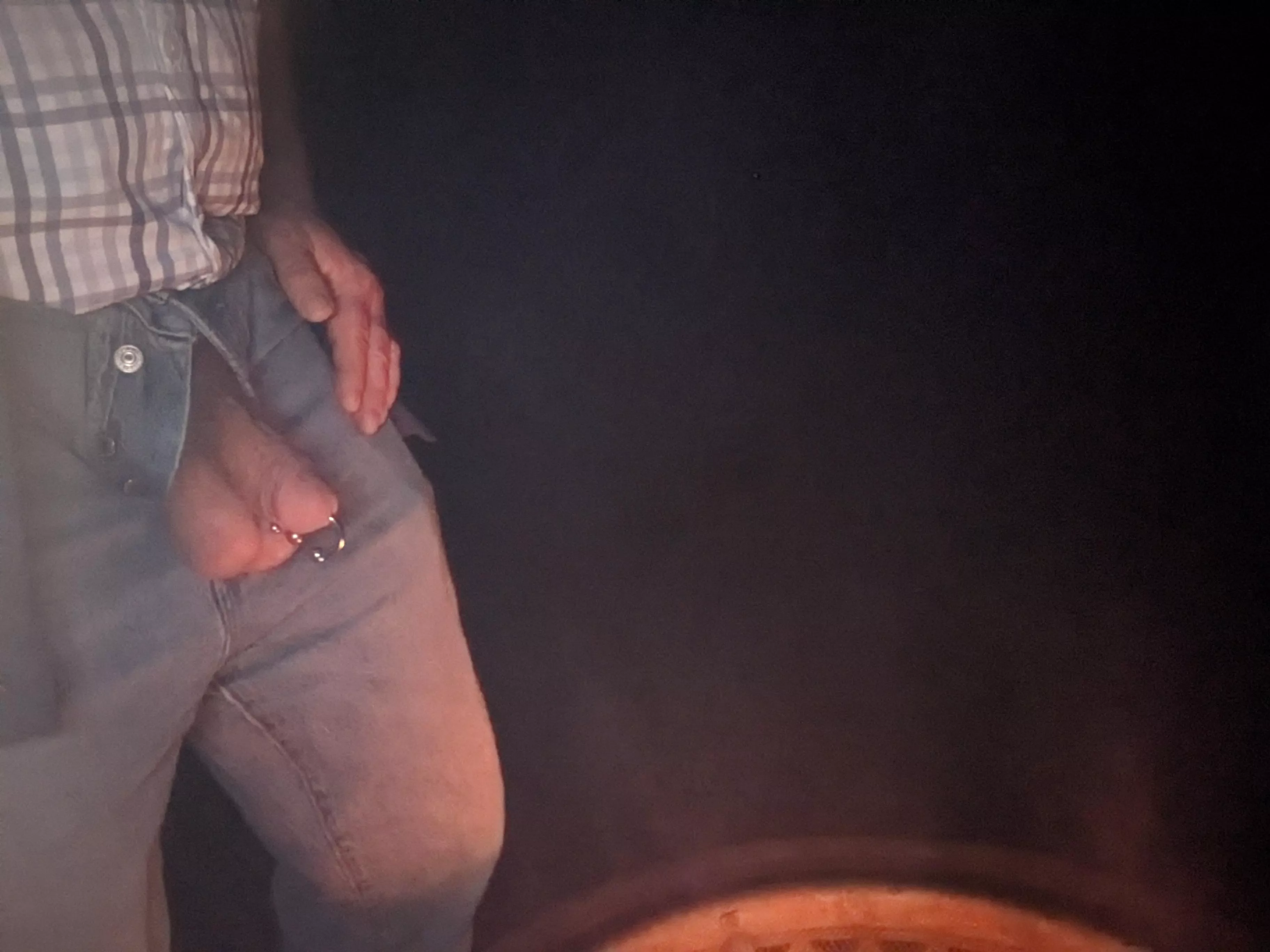 Country cock getting the nutts roasted...!