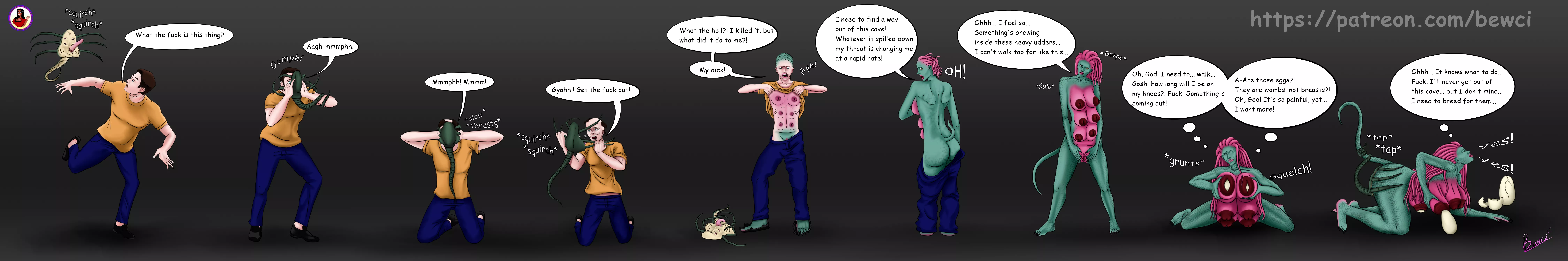 Face Hugger Breeder [M Human->F Alien]