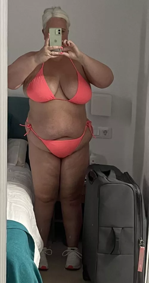 Got to love my orange bikini