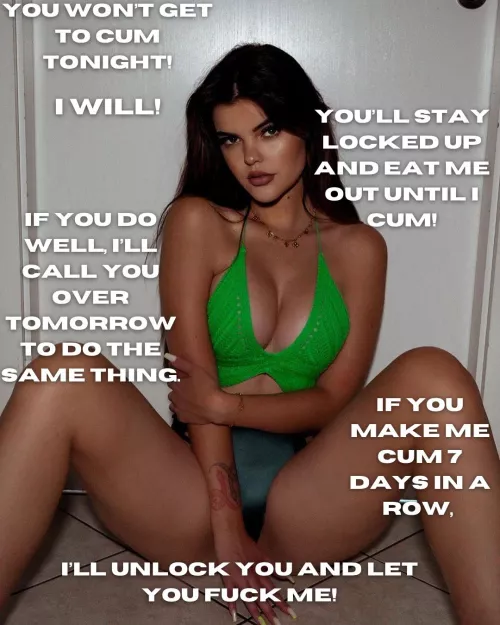 Her standards will only get higher! So you better deliver