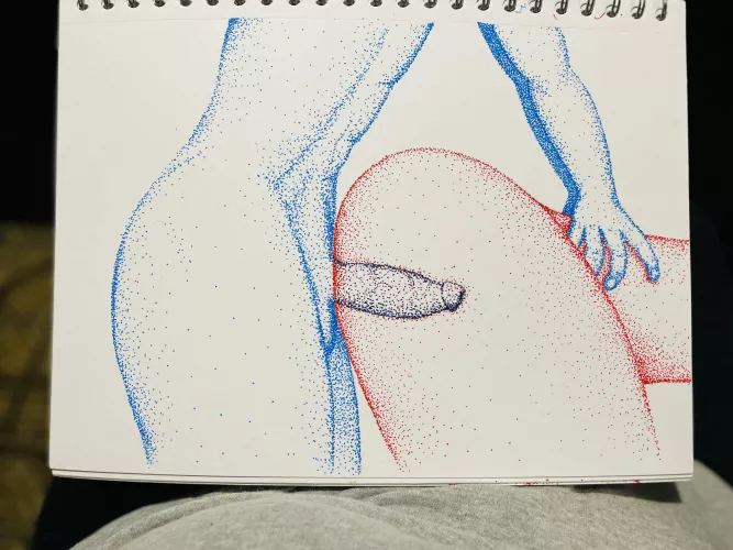 Hi, I’m new here, I wanted to shared my latest piece 💙♥️