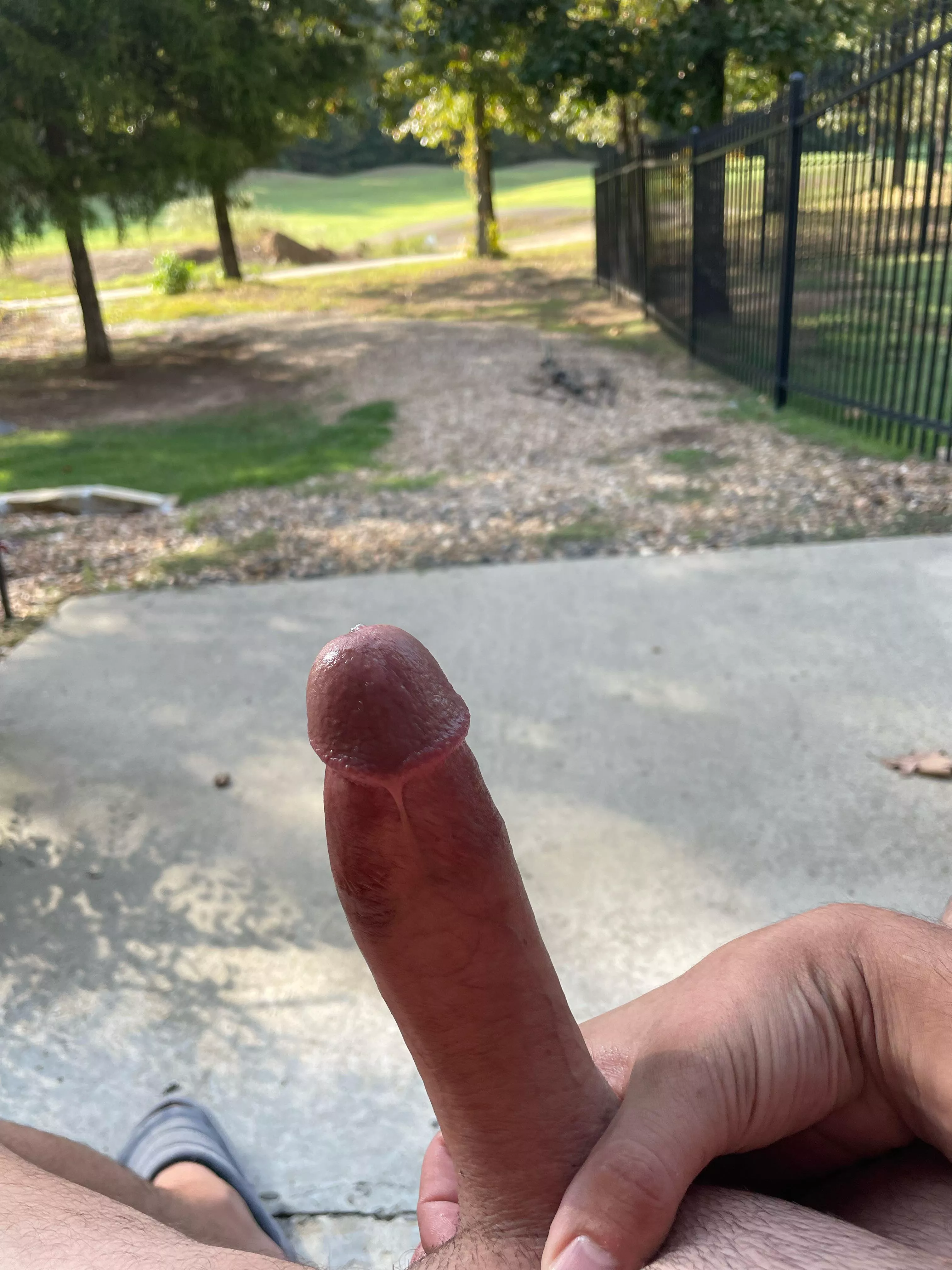 If you were golfing would you stop