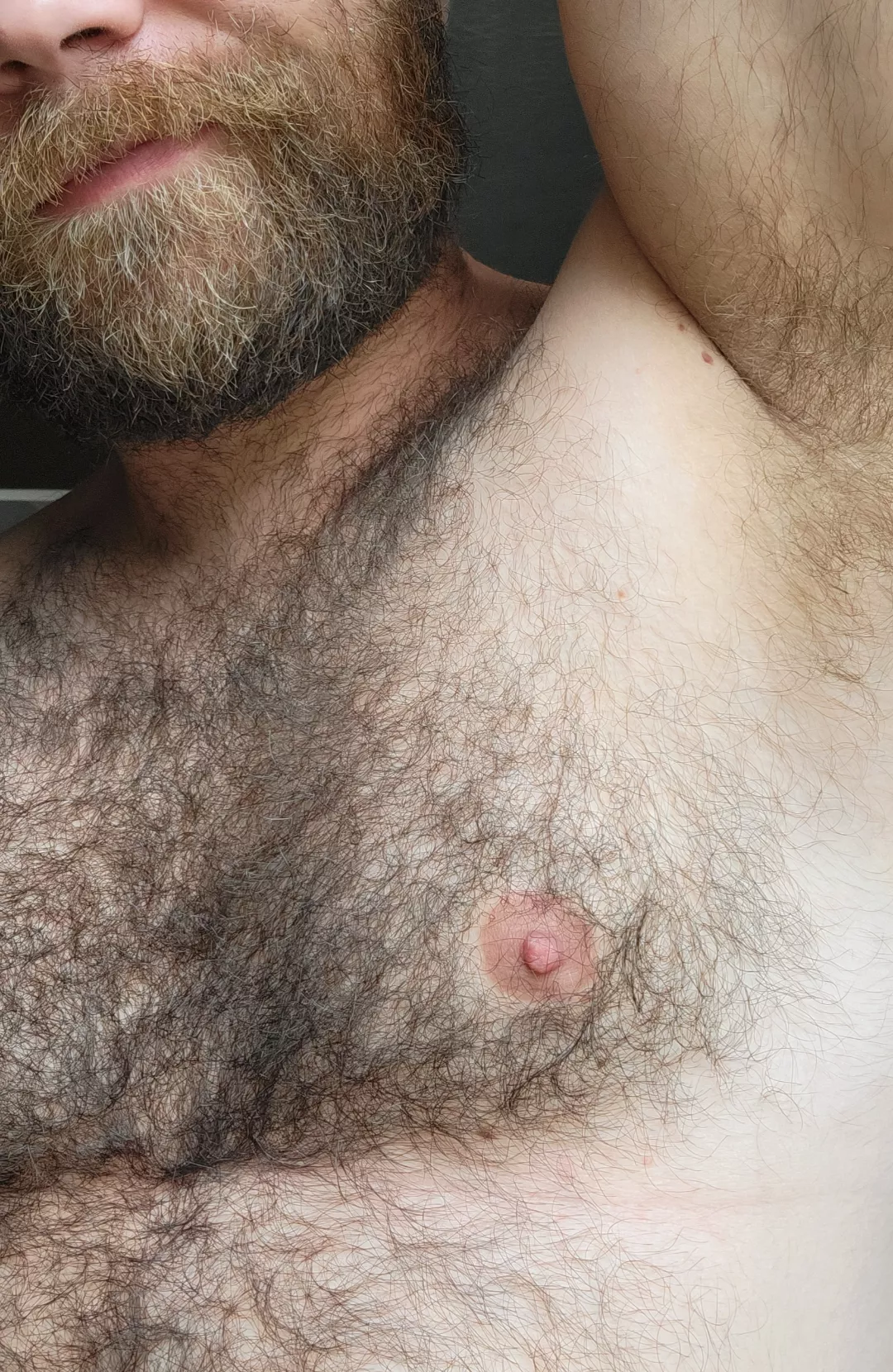 Just get your tongue out I'll push your face in my pits myself