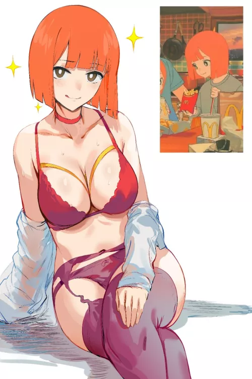 McDonald's Mother in Lingerie (Hews) [McDonald's]