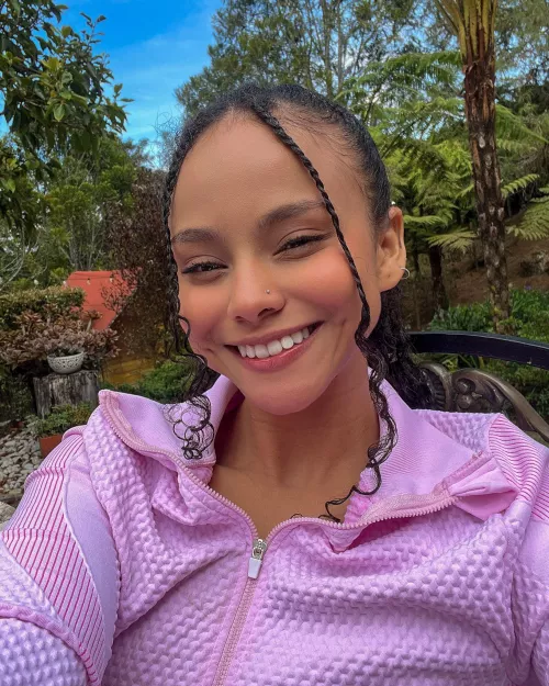 Selfie in the garden