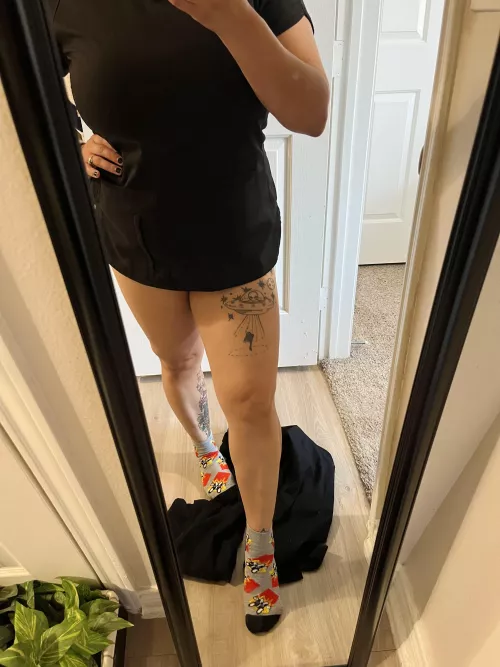 Shift over, scrubs coming off