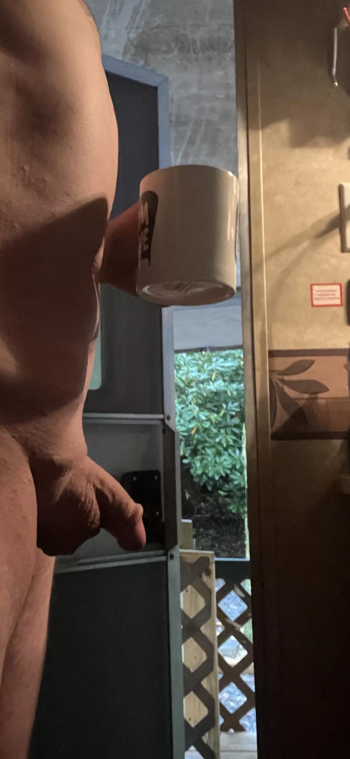 Sunday morning coffee, while we’re closing up our camper for the season. Already looking forward to next season at our mountain get away