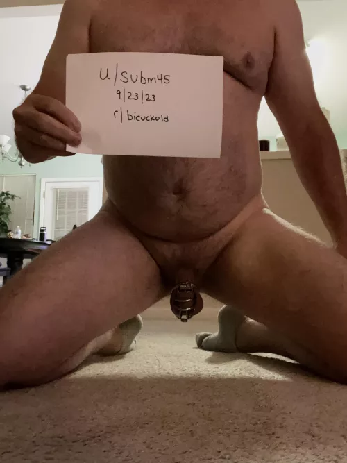 Verification post. Want to be a humiliated cuckold