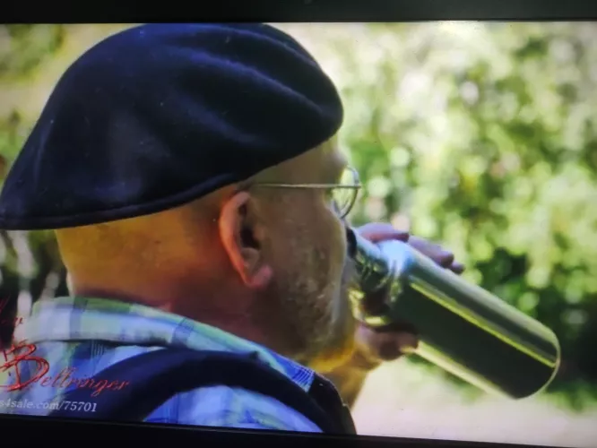 Who's this strange man in the video 