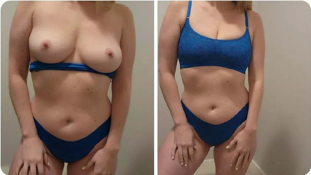 With our without a bra? [F]