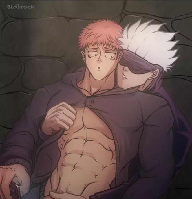 Yuji itadori x Gojo Satoru (Bidbrock)