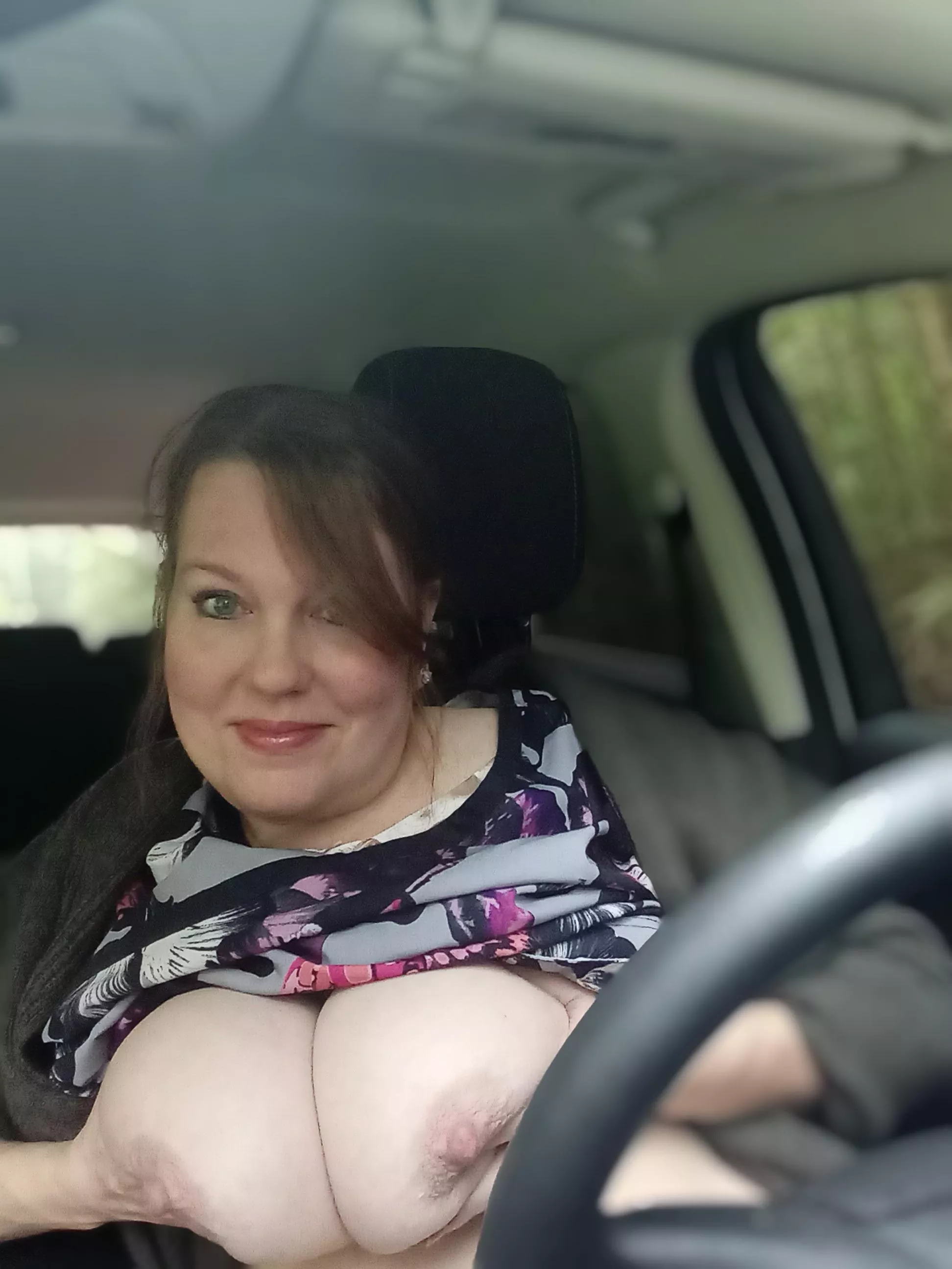 52F)In my driveway before work...