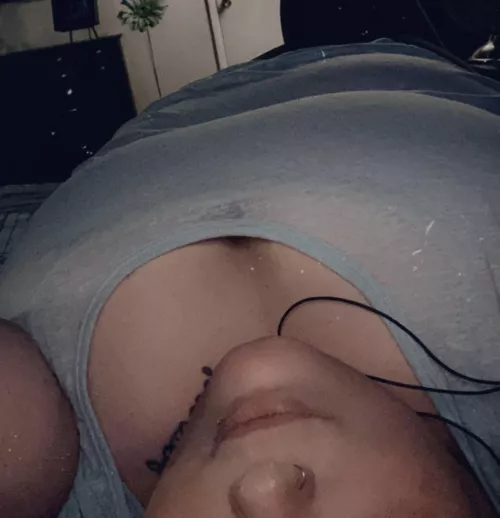 A nice view of me laying down.