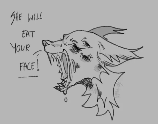 Beware on angry furry 👹 art by me