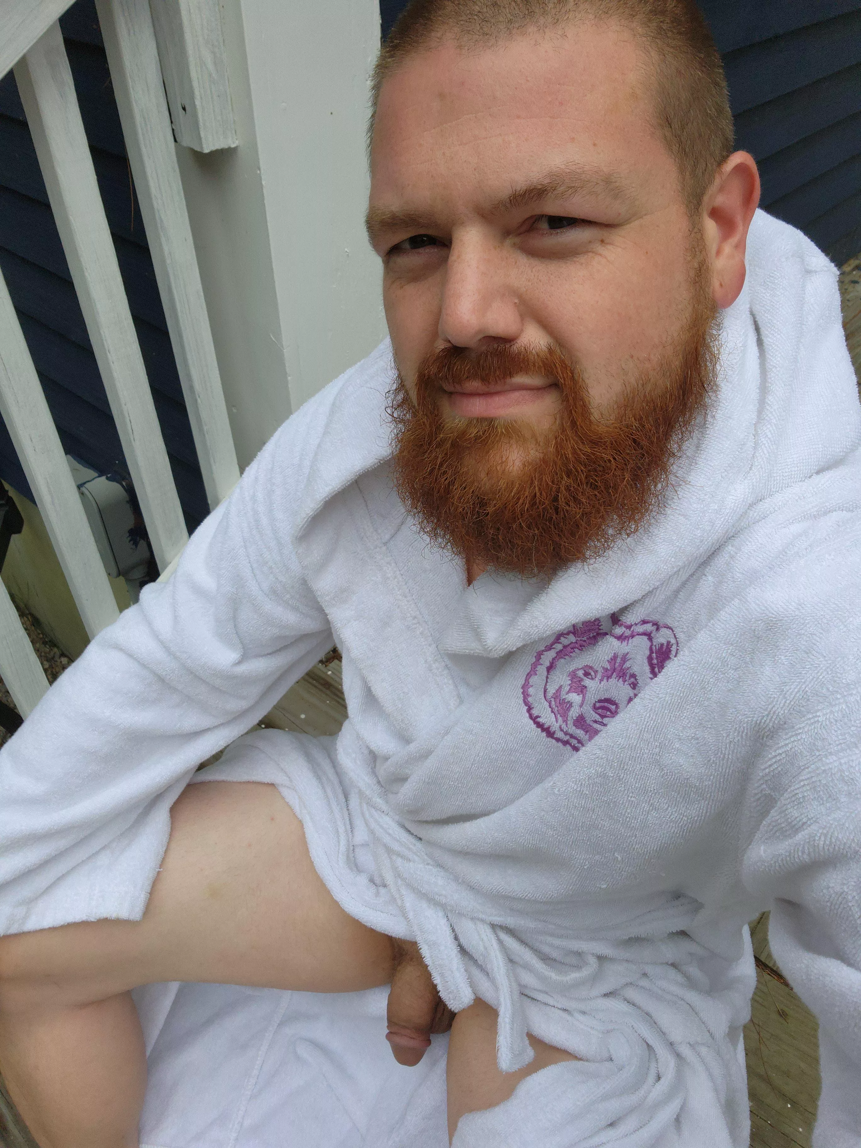 Fresh out of the hot tub.