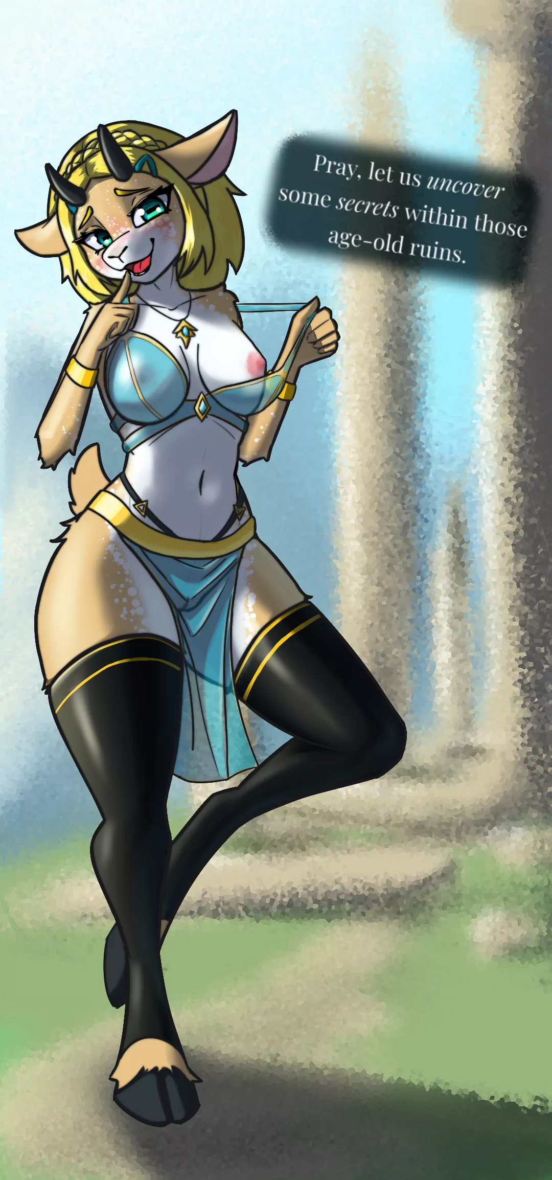 Goat Zelda [F] (Lionblaze275 -Me-)