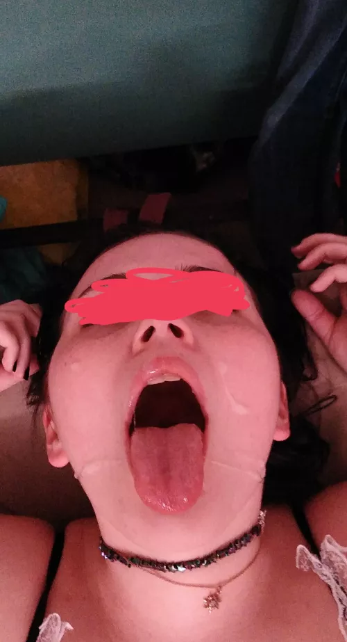 I swallowed most of it😭