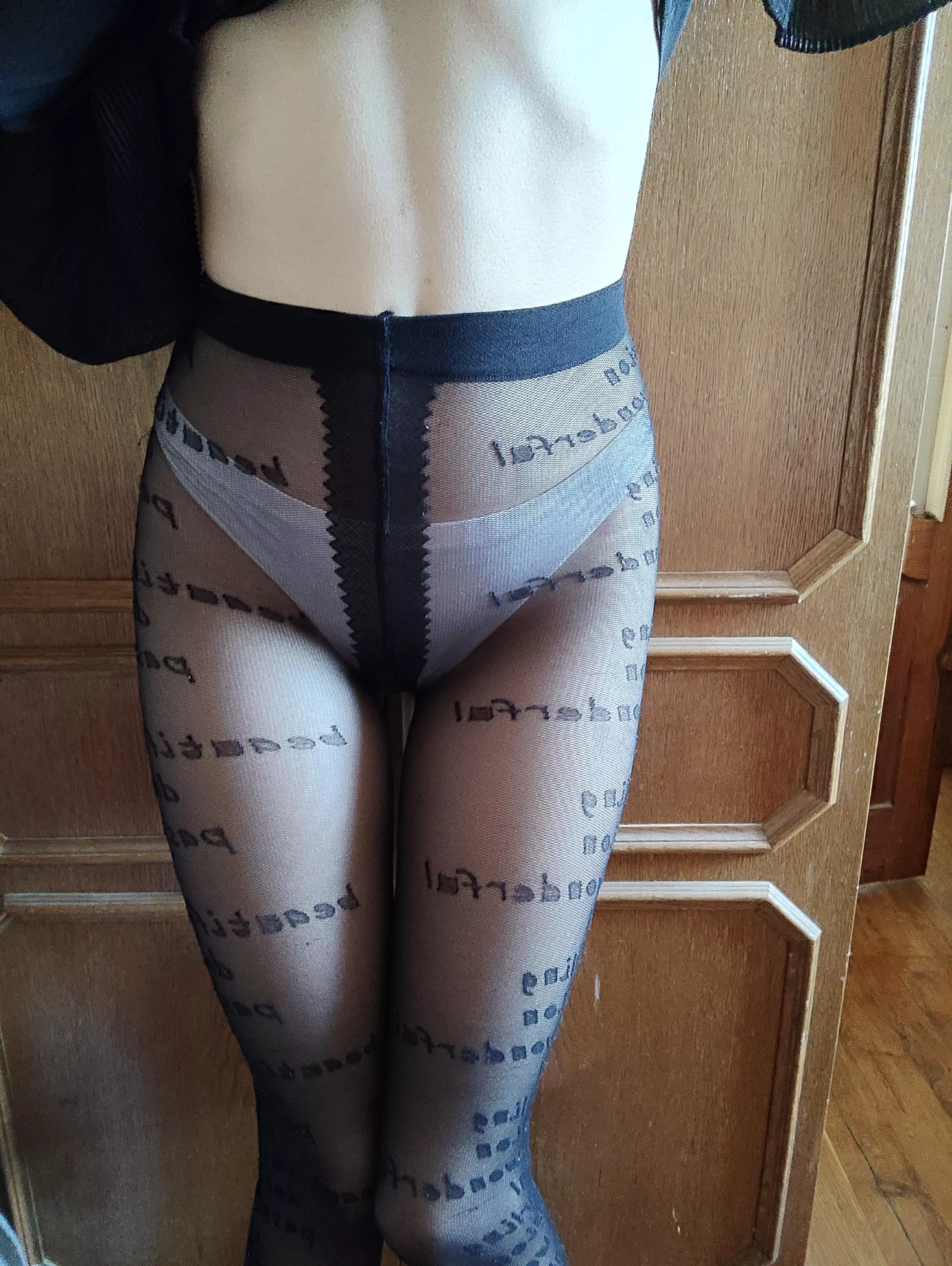 Is there anything more beautiful than a black nylon ...