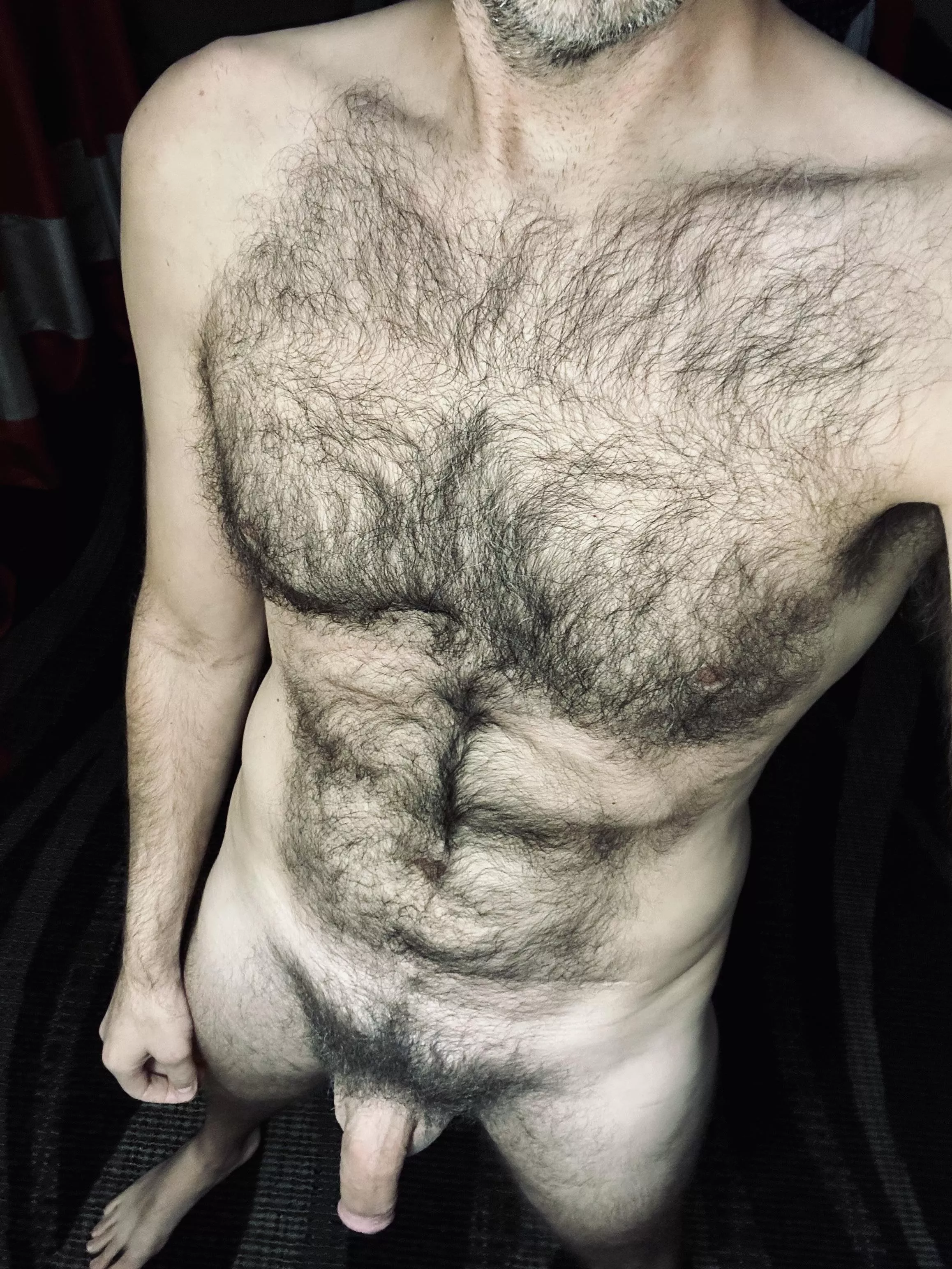 Just hairy ol' me and my hairy ol' dick...