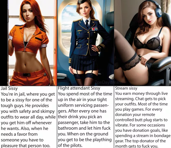 New pick a sissy life