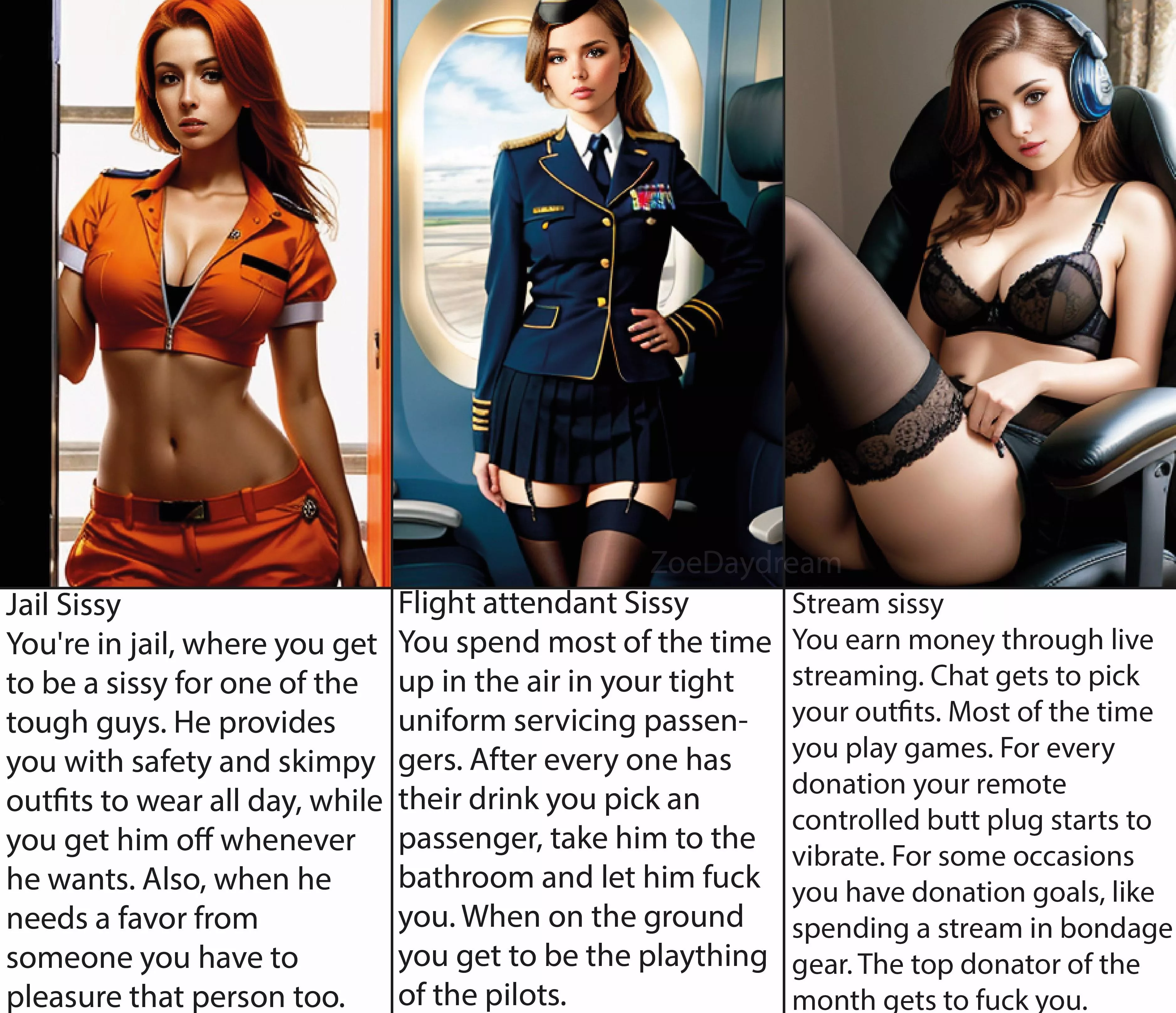 New pick a sissy life