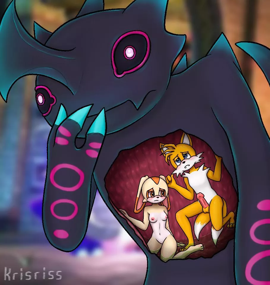 Nightmare vore nude Tails and Cream