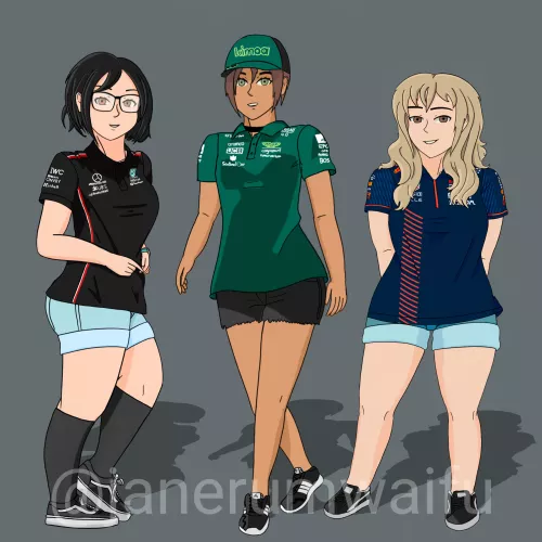 Repping their teams [Original/Formula 1]
