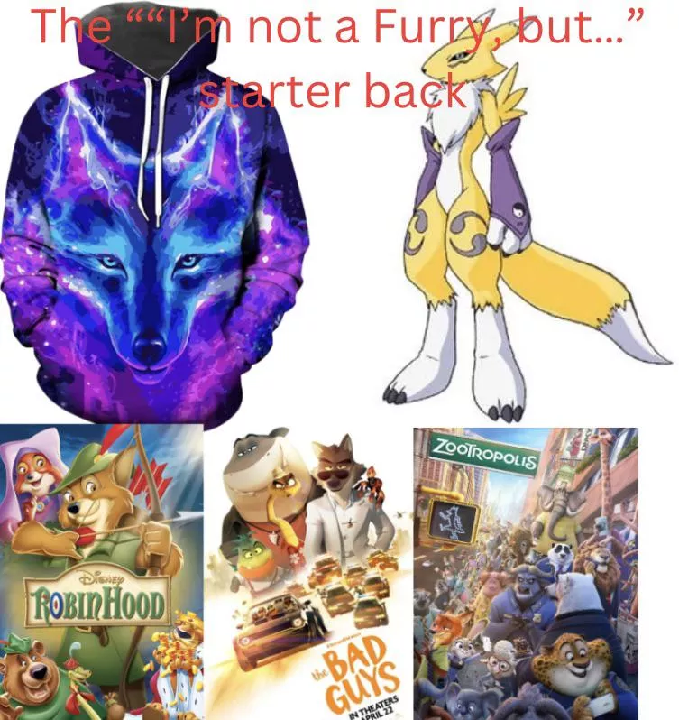 The “I’m not a Furry, but…” starter pack