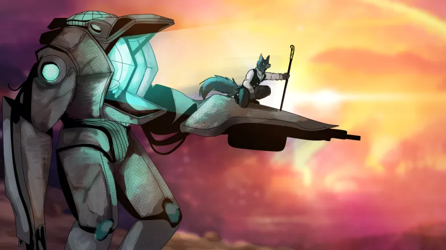 Titanfall inspired drawing (art by me)