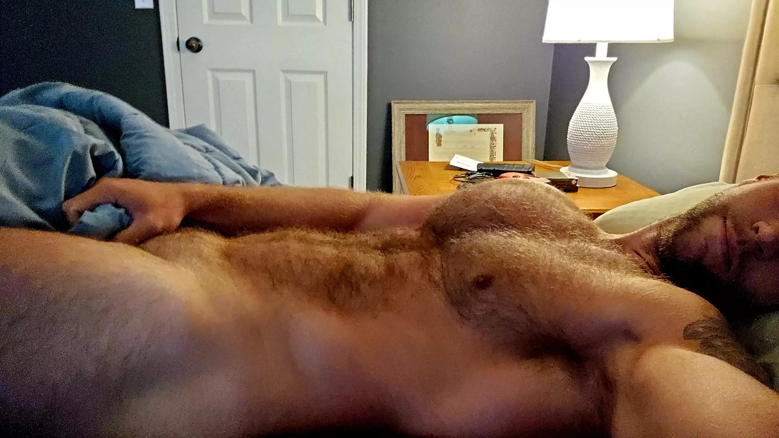 Want to finish pulling down the blankets? [35] 6'4