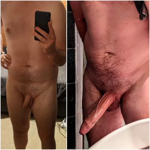 Any interest in a dad bod before and after?