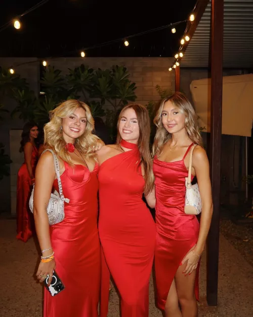 ASU APhi red dress night