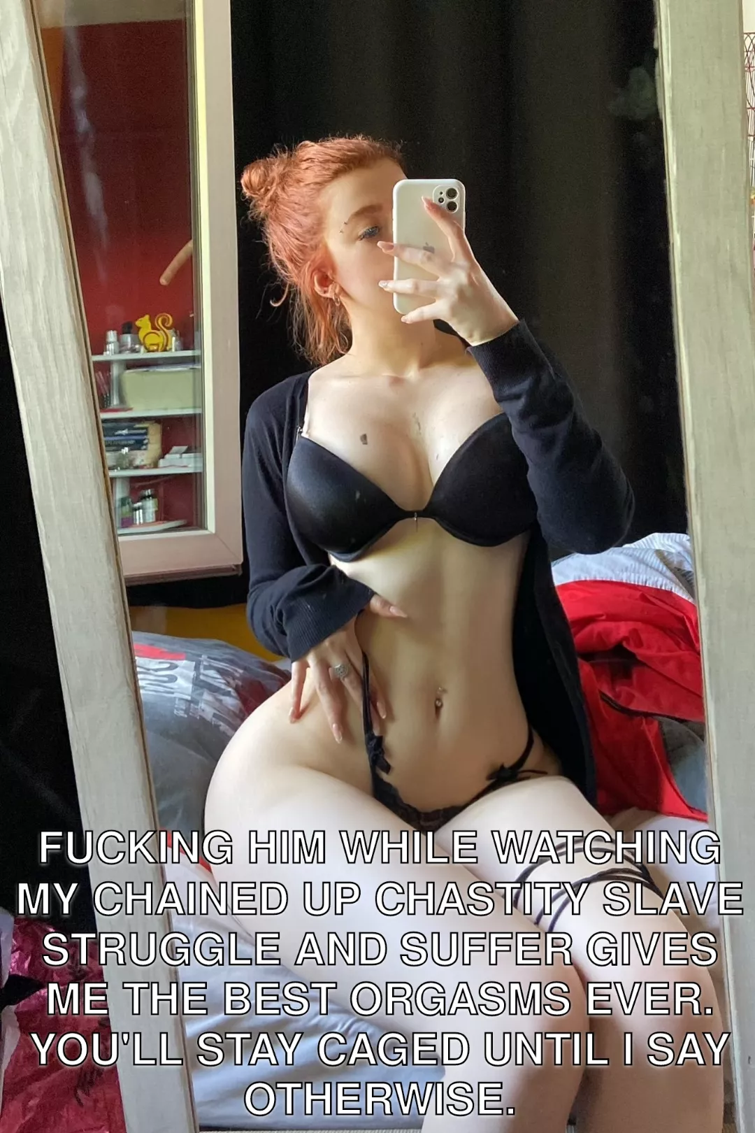 Chastity + Cruel Redhead = 🥵😍